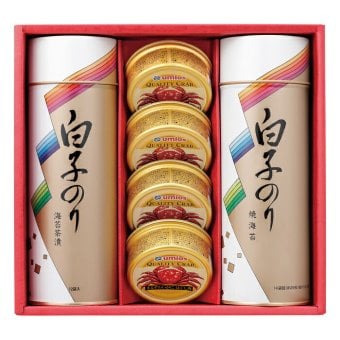 送料無料 お歳暮 白子 海苔･かに缶詰合せ SN-500 ※ 北海道・沖縄・離島は配達不可 全国送料無料御中元ギフト早割お中元2026御中元御見舞お見舞いお取り寄せグルメスイーツ