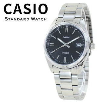箱なし カシオ 腕時計 メンズ レディース シルバー ブラック ユニセックス CASIO 海外モデル 日付表示 50m防水 プレゼント ギフト 成人 卒業 入学