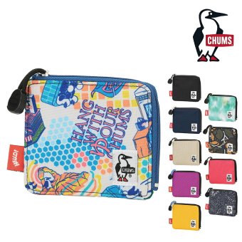 チャムス 財布 ミニ財布 コンパクト スクエア型 リサイクルエルシェイプトジップウォレット CH60-3996 メンズ レディース キッズ 送料無料 プレゼント ラッピング無料 一粒万倍日 吉日