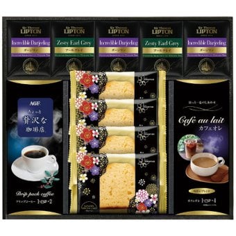 AGF＆リプトン 珈琲・紅茶＆オリジナルケーキセット ASF-30 ASF-30 内祝い お祝 出産内祝い
