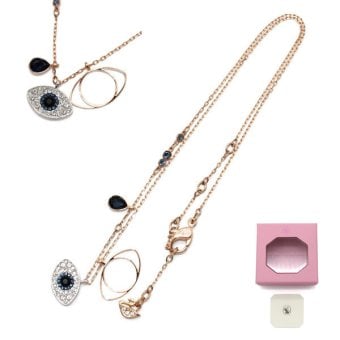 SWAROVSKI スワロフスキー ネックレス 5190033 Evil Eye アクセサリー ローズゴールド レディース