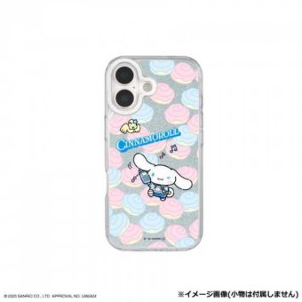iPhone17 ケース シナモロール サンリオ キャラクター スマホケース TPU クリア 耐衝撃 背面保護 カメラフレーム インナーシート付き ストラップホール おしゃれ 可愛い サンリオ正規ライセンス品