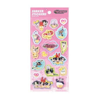 パワーパフガールズ シェイカーシール ステッカーズ 文具 パワパフ