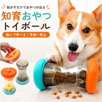 犬 早食い防止 ボール 玩具 通販 おやつボール おもちゃ ごはん エサ 遊びながら ストレス解消 ストレス発散 早食い 運動不足解消 知育 知育玩具 おやつ いぬ イヌ 小型犬 中型犬 大型犬 猫 ねこ ネコ