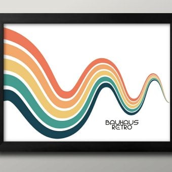日本製 バウハウス BAUHAUS ミッドセンチュリー A3 サイズ ポスター アート おしゃれ 絵画 インテリア 北欧 イラスト マット紙 艶消し アートパネル 額 フレーム デザイン 壁掛け ギフト 新築祝い ディスプレイ  速達 送料無料