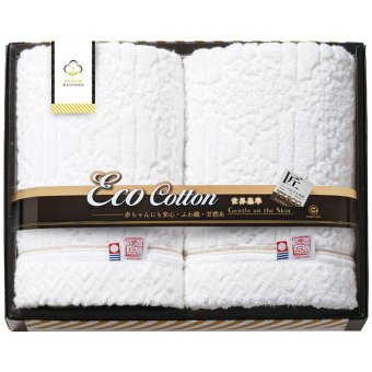TZ Eco Cott ウォッシュタオル2枚セット AP3415 内祝い お祝 出産内祝い