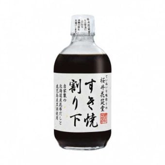 すき焼割り下 400ml 6本 セット ポールスタア 桜井花筵堂 料亭の味 割り下 万能調味料 すき焼きのたれ 昆布だし 黒酒 本みりん 煮物 牛丼 親子丼 肉じゃが 醤油ベース 国産