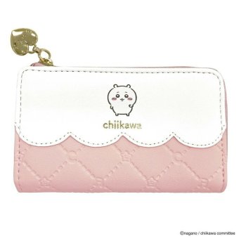 【1月20日入荷分予約受付中】 ちいかわ Lファスナー コインケース キーケース ピンク モノグラム 型押し レディース キャラクター グッズ 鍵入れ 小銭入れ ポーチ ミニ 財布 おしゃれ かわいい ギフト