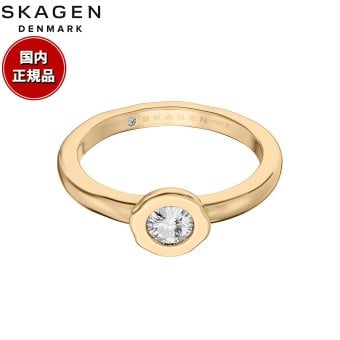 スカーゲン SKAGEN Moderne Glitz アクセサリー 指輪 リング ゴールドトーン サイズ（US）9 レディース SKJ50287109