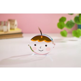 アクリルkittoko【A】(orange × blue × green) ファーストヘア ファーストカット 出産祝い お誕生日 ギフト プレゼント