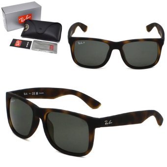 Ray-Ban レイバン サングラス 0RB4165F 865/87 55 JUSTIN ジャスティン ローブリッジフィット ユニセックス HAVANA DARK GREY POLAR
