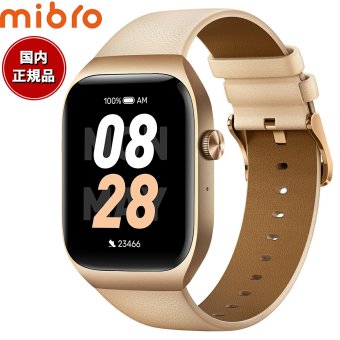 ミブロ Mibro スマートウォッチ Mibro Watch T2 GD SP380008-C61 ライトゴールド 腕時計 メンズ レディース
