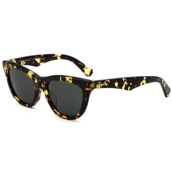 バーバリー BURBERRY サングラス アジアンフィット UVカット アイウェア キャットアイ 0BE4435F 410687 53 メンズ レディース ユニセックス イエローハバナ+ダークグレー 海外正規品