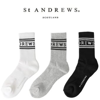 セント アンドリュース ゴルフ レディース ラインリブ ミドルソックス 042-6186254 お誕生日祝い お祝い 記念品 お父さん 父の日 彼氏 男性 30代 40代 50代 60代 母の日 お母さん 還暦祝い 敬老の日 彼女 人気プレゼント プレゼント