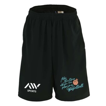 バスケ ハーフパンツ ドライ メンズ ウェア レディース ジュニア 練習着 短パン 速乾 スポーツ 名入れ おしゃれ 半スボン 文字入れ無料 「バスケをしている時間が好き」 アートワークスコウベ 【送料無料】