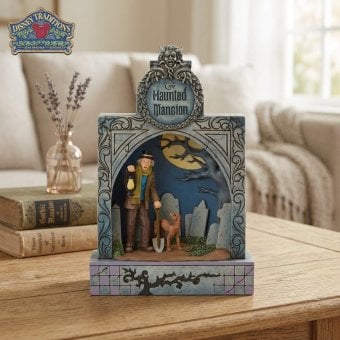 ホーンテッドマンション ジオラマ 26.4cm ハロウィン | ディズニー トラディションズ ジムショア グッズ フィギュア 人形 置物 彫刻 Jim Shore 正規輸入品