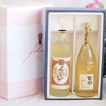プレミアム焼酎 夢のひとときギフトボックス 熟成麦焼酎 夢のひととき25°(大分県)720ml麦焼酎百助 長期貯蔵25°(大分県)720ml