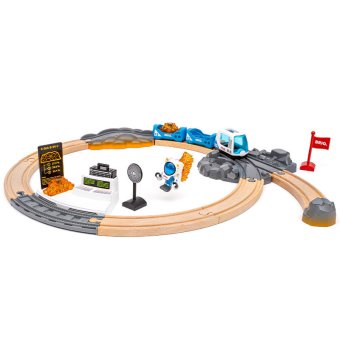 【10/1～順次発送】ブリオ レールトイ BRIO スペース探査セット  | 誕生日プレゼント 3歳 4歳 5歳 女の子 男の子 誕生日 プレゼント おもちゃ  宇宙 スペースシャトル 木製 レールウェイ 電車 木のおもちゃ 木製玩具 誕生日 プレゼント ギフト brio 木製レール BRIO ブリオ