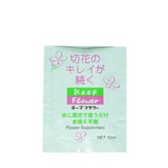 キープフラワー 10ml 100袋セット 切り花延命剤 小袋タイプ 長持ち 花瓶 栄養剤 鮮度保持剤 仏花 お供え花 ギフト プレゼント 園芸用品