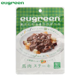 ユーグリーン お惣菜 馬肉ステーキ 犬用 100g 国産 無添加
