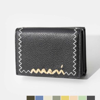 マルニ MARNI TRIFOLD WALLET WITH MARNI SYMBOL LOGO 三つ折りウォレット マルニシンボルロゴ入り PFMO0105U1 P6533 三つ折り レディース 