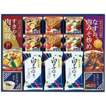味之庵 キッコーマン＆アマノフーズ＆白子のり詰合せ 7066-50 7066-50 内祝い お祝 出産内祝い
