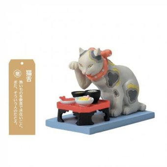 猫 置物 歌川国芳 たとゑ尽の内 猫舌 オーナメント 浮世絵 雑貨 フィギュア インテリア レジン 贈り物 ギフト おしゃれ 玄関 リビング デスク 飾り セトクラフト