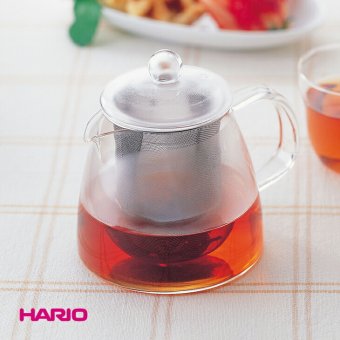 HARIO ハリオ 耐熱どっしりポット カゴ網付き 700ml　送料無料
