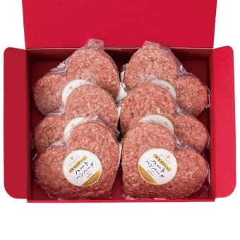 佐賀牛入り ハートハンバーグ6個セット [お中元][お歳暮] ※送料無料(北海道・沖縄・離島への配送不可)
