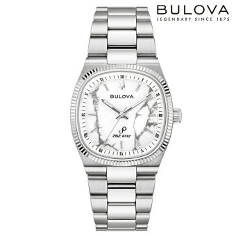 ブローバ スーパーセビーユ プレシジョニストクォーツ 腕時計 ブランド メンズ BULOVA 96A344 アナログ マグネサイト 白