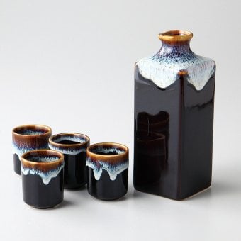 均窯　角酒器 磁器 美濃焼 やきものの里から、暮らしを贈ります。　ギフト 食器 セット テーブルウェア