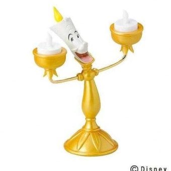 ディズニー 美女と野獣 ルミエール ルームランプ LED 間接照明 おしゃれ インテリア キャラクター グッズ フィギュア SD-5601 アンティーク ナイトライト 寝室 卓上 ギフト プレゼント セトクラフト