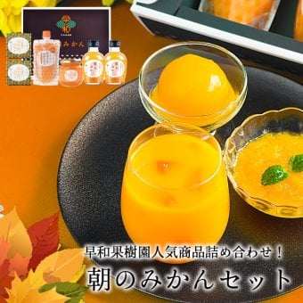 敬老の日 誕生日 詰め合わせ ジュース ジャム スムージー みかん 一人暮らし 早和果樹園 和歌山 有田 彩りみかんセット ゼリー 果物 ジュース プレゼント 