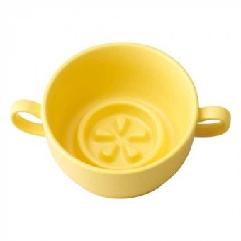 フードボール レモン M 磁器製 早食い防止 食器 犬 猫 ペット用 陶器 おしゃれ 可愛い 餌入れ エサ皿 フードボウル 瀬戸焼風 電子レンジ 食洗機対応 贈り物 ギフト セトクラフト