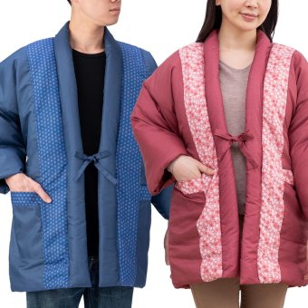 和風 暖か はんてん 半天 半纏 どてら 受験生 プレゼント 部屋着 防寒 ポケット レディース メンズ
