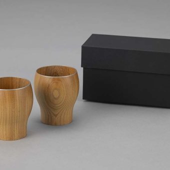 器の木　プレミアムカップペア（クリア） インテリア 漆器 盆 カタログギフト 景品 粗品