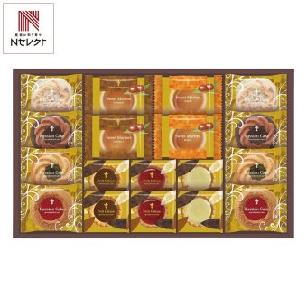 中山製菓 ガトーセック18個 焼菓子ギフトセット スイーツ 個包装 焼き菓子 詰め合わせ お茶菓子 おやつ【北海道・沖縄県・離島 配送不可】