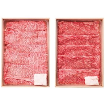 お歳暮・冬ギフト 松阪牛、伊賀牛 松阪牛&伊賀牛 すき焼き食べ比べセット (KTS40-MA/KRS40-IG) ※送料無料(北海道・沖縄・離島への配送不可)