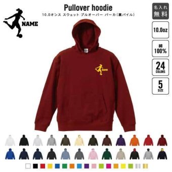 プルオーバーパーカー 女子サッカー2 名入れ スウェット パーカー なでしこ フットボール フットサル 定番 トレンド 着こなし カラバリ カンガルーポケット