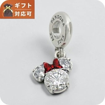 パンドラ PANDORA Disney Minnie Mouse Silhouette Dangle Charm ブレスレットチャーム 793533c01 レディース シルバー レッド