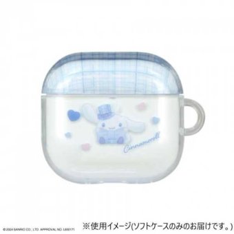 AirPods 4 ケース サンリオ シナモロール ソフトケース カバー TPU キャラクター グッズ イヤホンケース アクセサリーホール付き 耐衝撃 可愛い 衝撃吸収 ワイヤレス充電対応 サンリオ正規ライセンス品