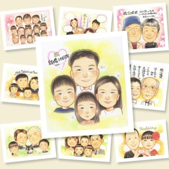 結婚記念日 似顔絵 ギフト 手描き プレゼント 名入れ 贈り物 結婚10周年 結婚記念日 お祝い 記念日 お母さん 夫婦 お父さん 家族 両親 下書き確認 修正無料 名入れ 宝物 親孝行 そっくり かわいい 記念 10周年 思い出 感謝 百寿祝い 感謝の品 闘病中の方への励まし 贈答品 サプライズ 白寿祝い 感動 ホワイトデー 大人数 卒寿祝い 初任給 オーダーメイド