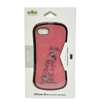 セサミストリート エルモ ハイブリッドガラスケース iPhoneケース スマホ用品