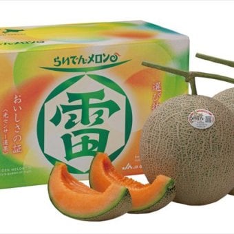 送料無料 北海道産地直送  らいでんメロン優品約1.3kg2玉  優 ※ご注文後約7～10日前後での発送となります。沖縄・離島へは別途配送料が発生いたします お取り寄せグルメ スイーツ