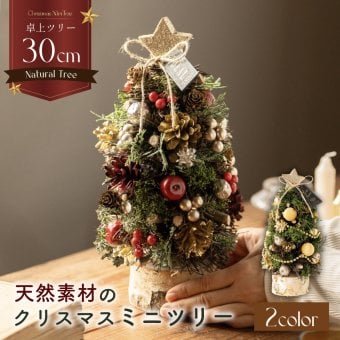 クリスマスミニツリーオブジェ クリスマスツリー クリスマスミニツリー フラワーギフト インテリア 装飾 ディスプレイ 壁掛け プレゼント