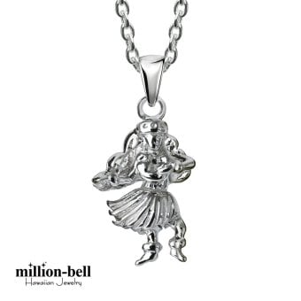 ハワイアンジュエリー ネックレス シルバー ネックレス フラガール フラダンス フラダンサー シンプル シルバー925 ギフトラッピング可能 チェーン 長さ選べる メンズ レディース 誕生日 プレゼント ハロウィン 【品番：CG-SP3433】