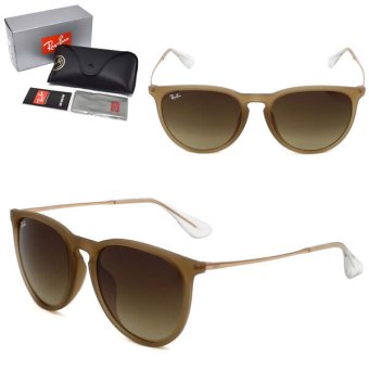 Ray-Ban レイバン サングラス 0RB4171F 681413 57 ERIKA エリカ ローブリッジフィット メンズ レディース ユニセックス RUBBER BEIGE BROWN GRADIENT