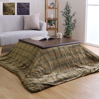 こたつ布団カバー カバー 正方形 単品 洗える カジュアル チェック柄 撥水 約195×195cm 洗える撥水こたつ布団カバー ポリエステル フランネル こたつ掛布団 こたつふとん コタツ掛け布団 コタツ掛布団 こたつ用品 冬用 冬物 寝具 寝室用品