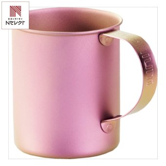 燕熟の技 チタンマグカップ240mL ピンク マグカップ 軽量チタン製 チタン製 日本製【北海道・沖縄県・離島 配送不可】