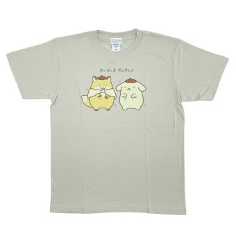 サンリオ ポムポムプリン × なんでもいきもの Tシャツ(M) ライトベージュ アパレル Sanrio 送料込み